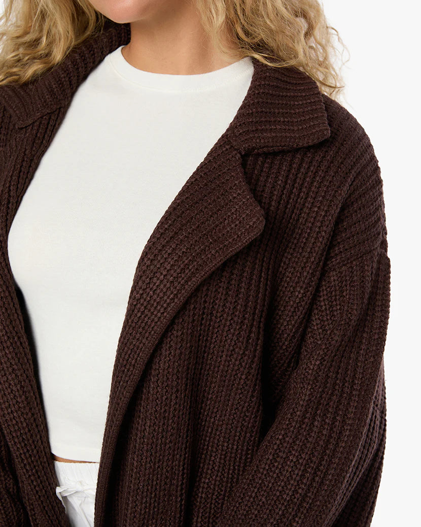 Coatigan Sweater | Brown
