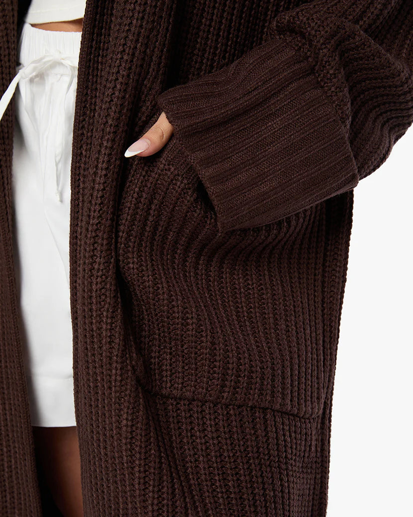 Coatigan Sweater | Brown