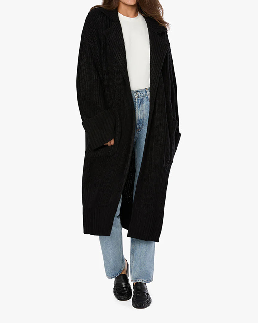 Coatigan Sweater | Black