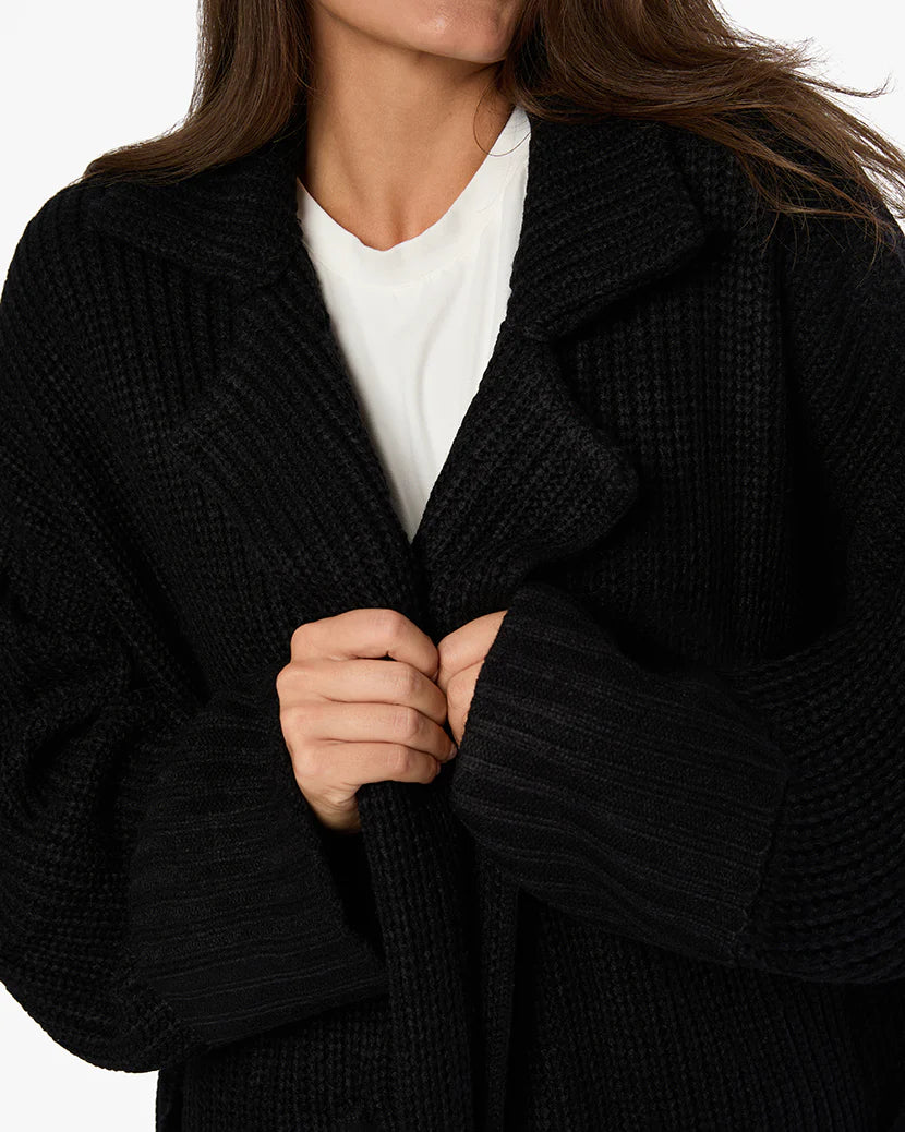 Coatigan Sweater | Black