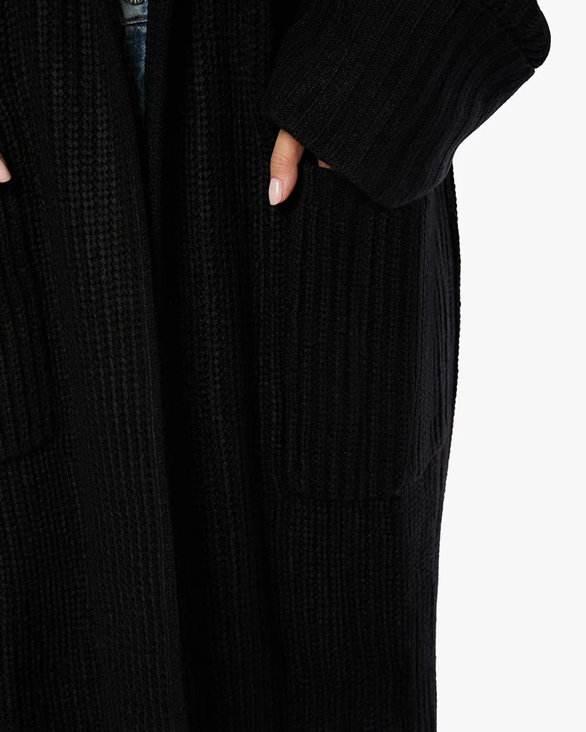 Coatigan Sweater | Black