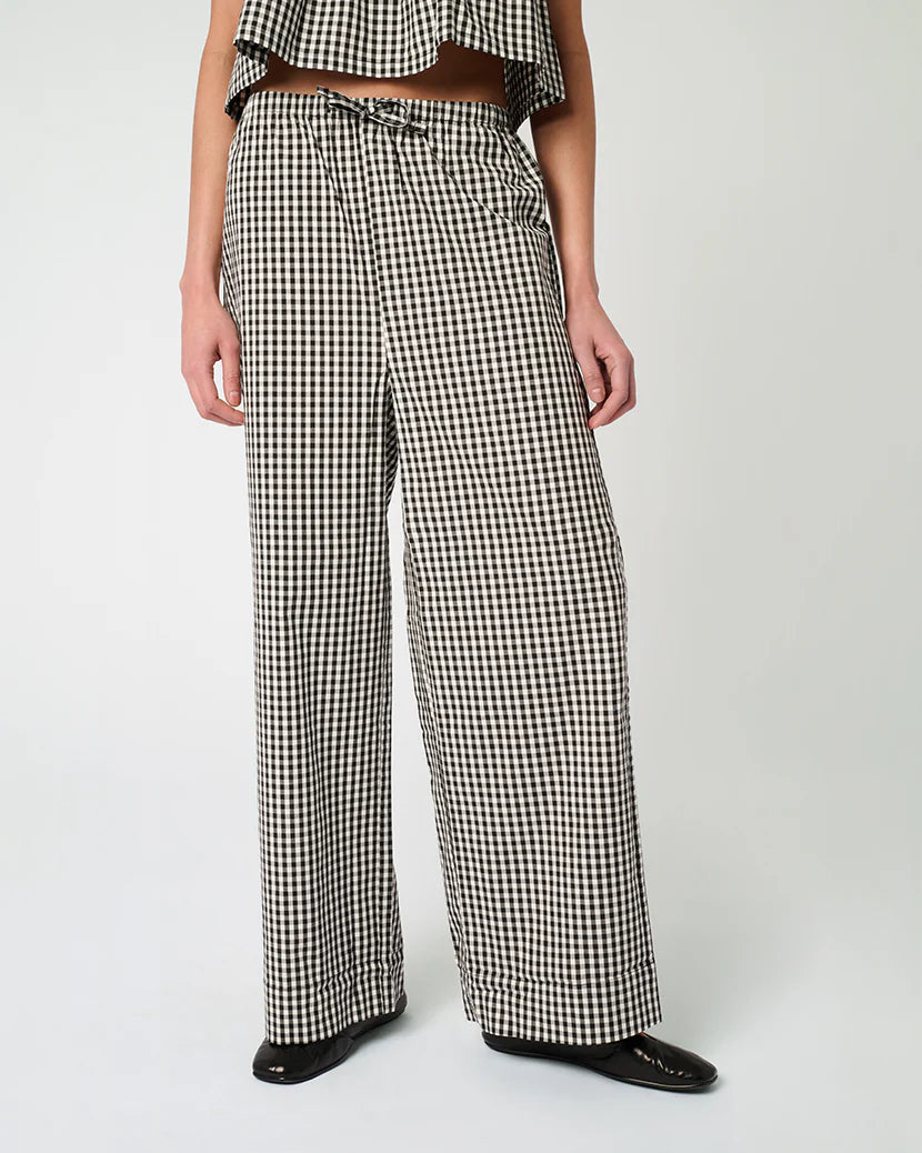 Tie Waist Pant | Black Multi