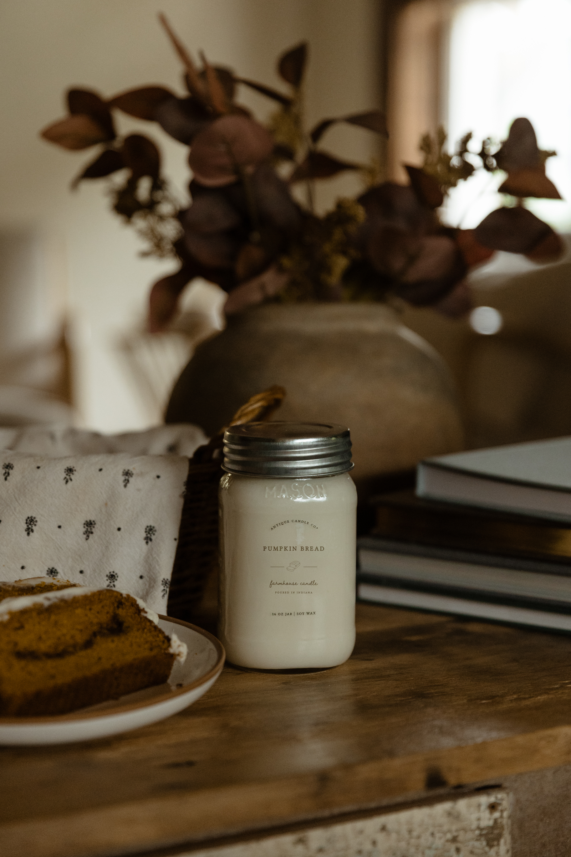 Pumpkin Bread - Soy Wax Mason Jar Candle