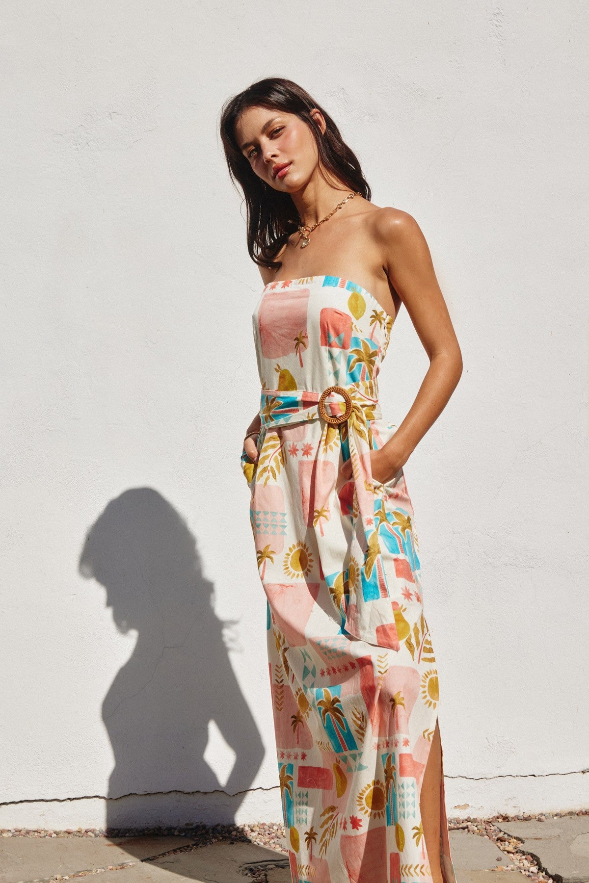 Amalfi Coast Midi Dress