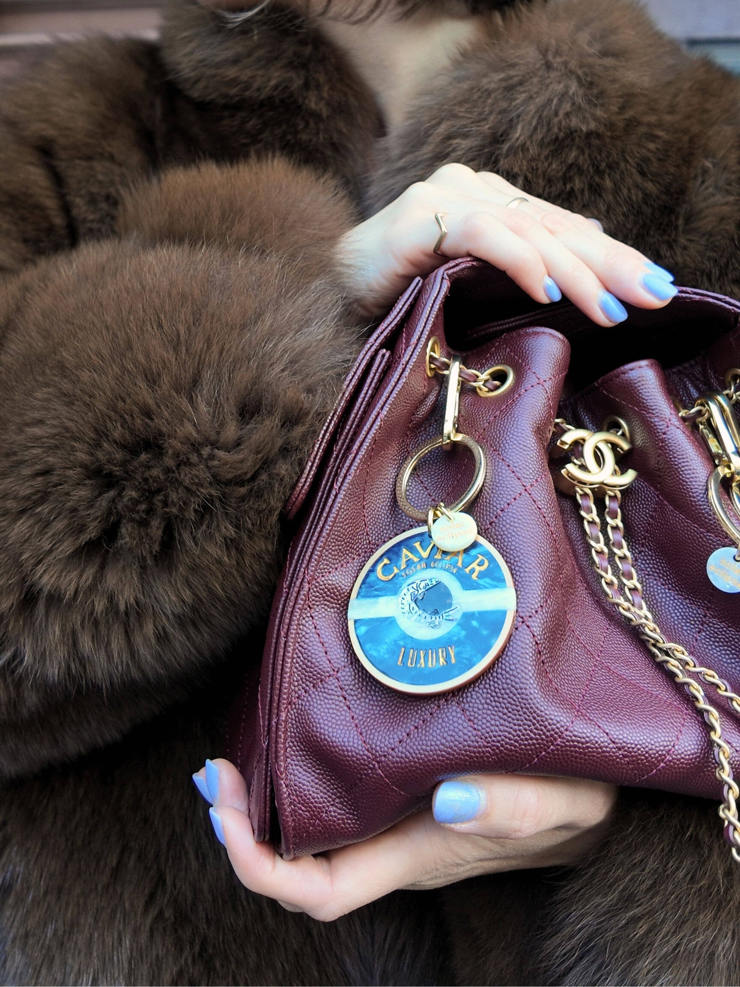 Caviar Bag Charm + Keychain