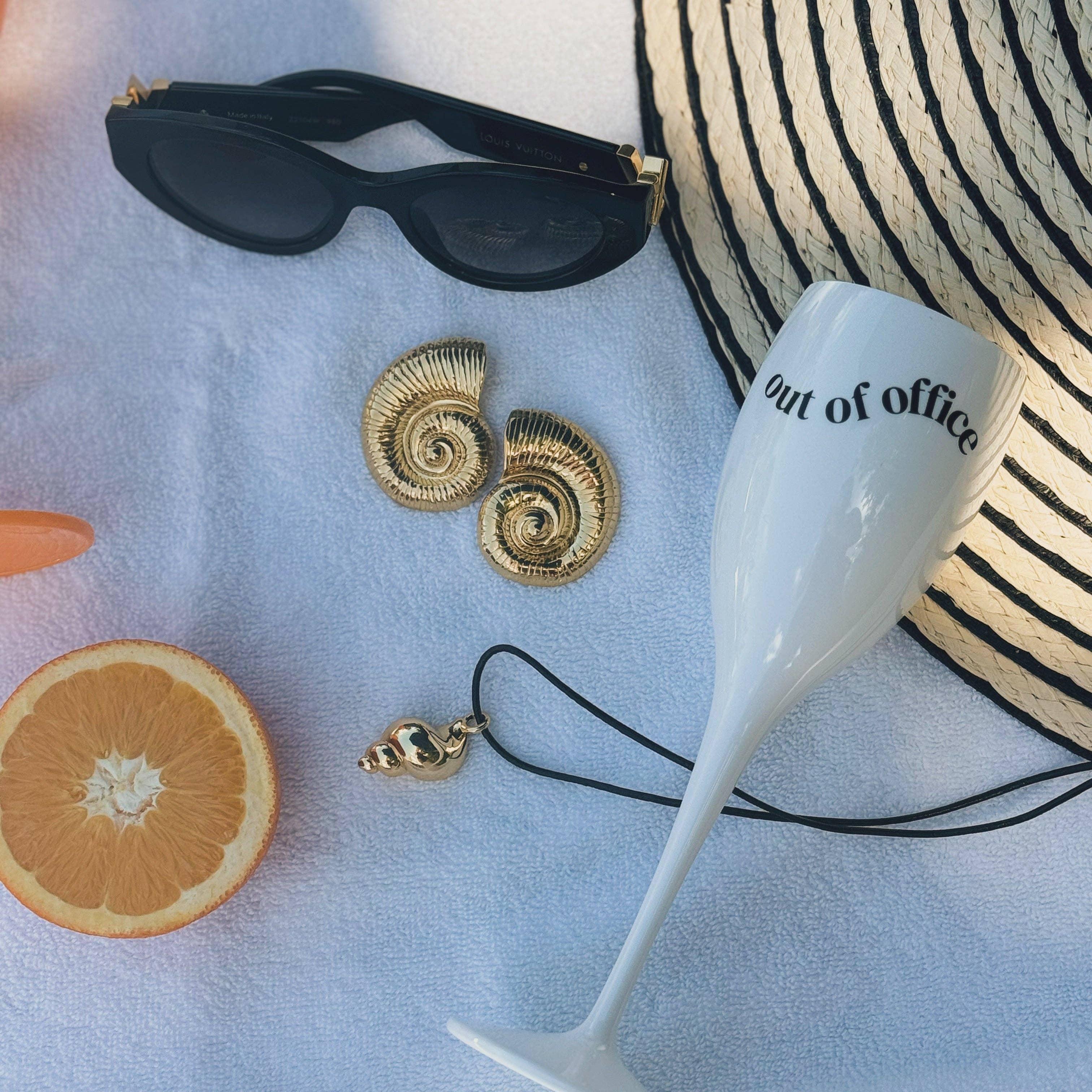 Nylah Shell Earring | 18K Gold Plated Stainless Steel