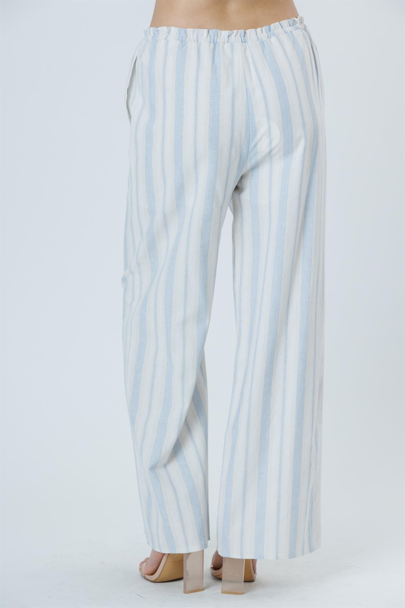 Santorini Striped Wide Leg Pants