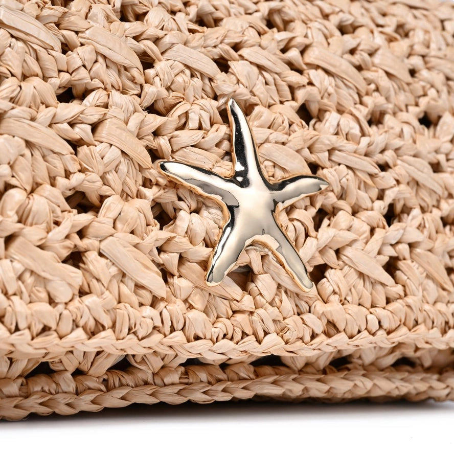 Betty Starfish Raffia Bag