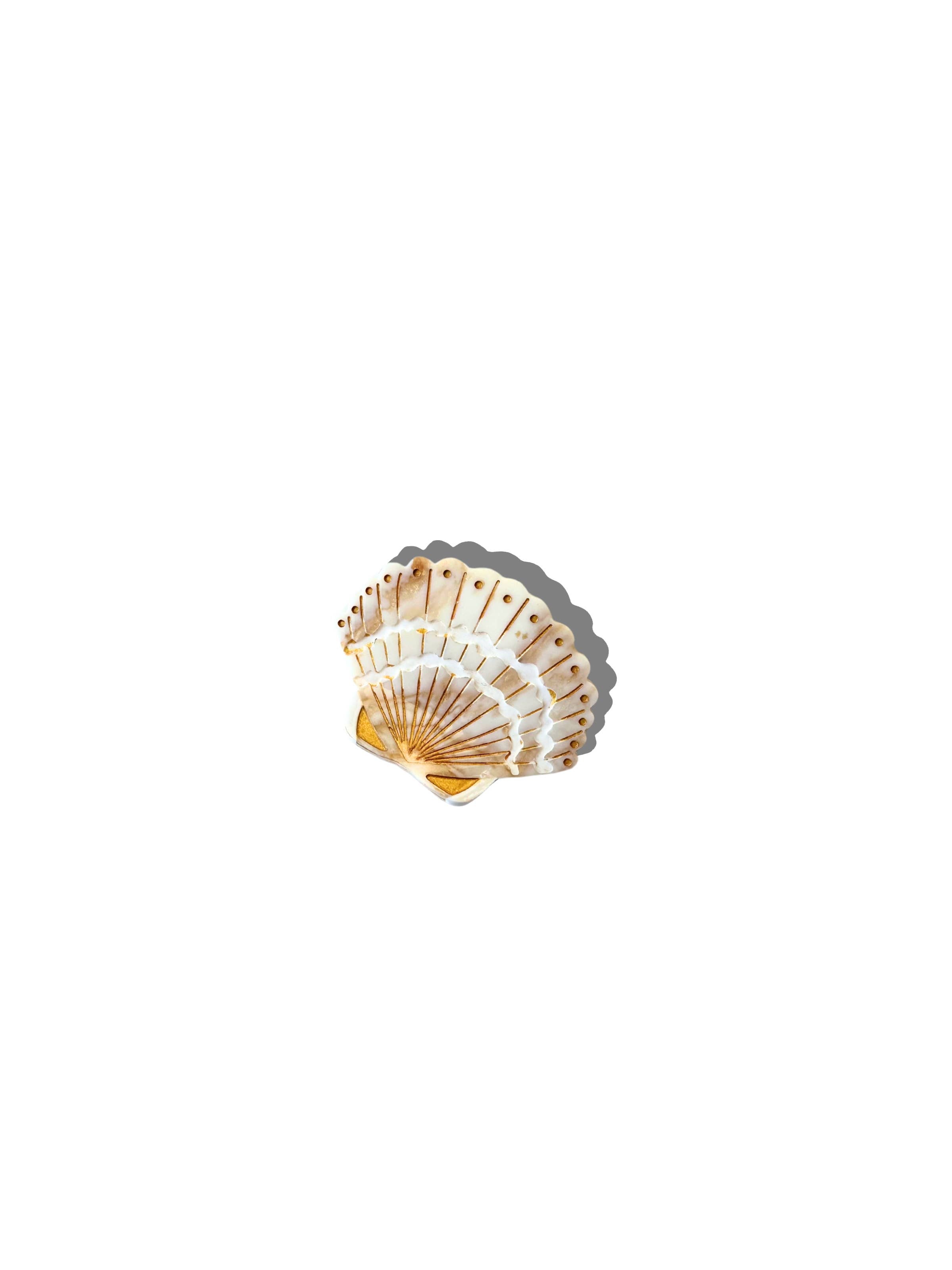 Solar Eclipse Mini Seashell Claw Hair Clip | Eco-Friendly