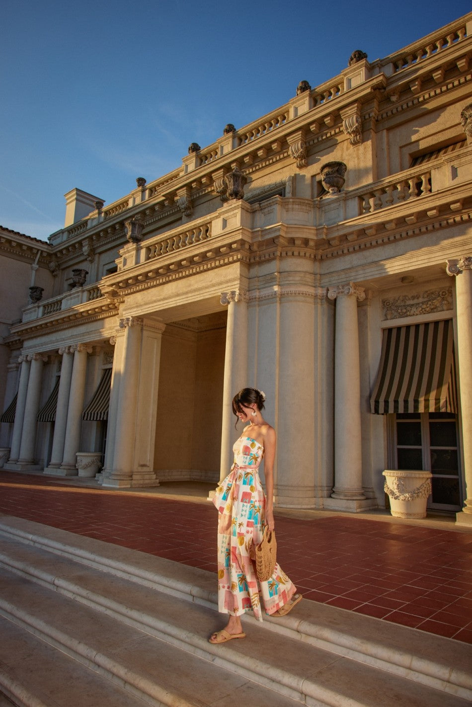 Amalfi Coast Midi Dress