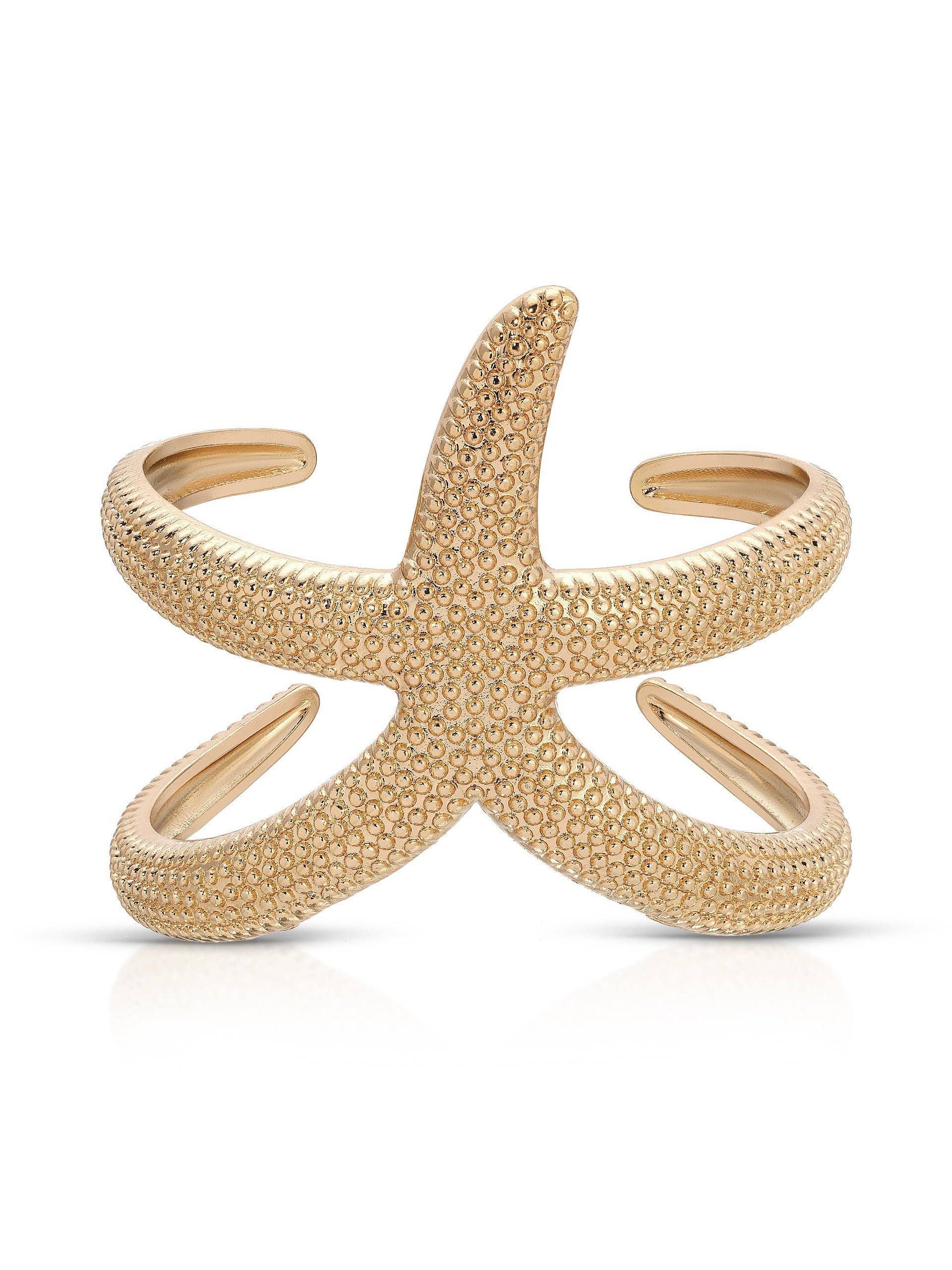 Starfish Zinc Hug Cuff