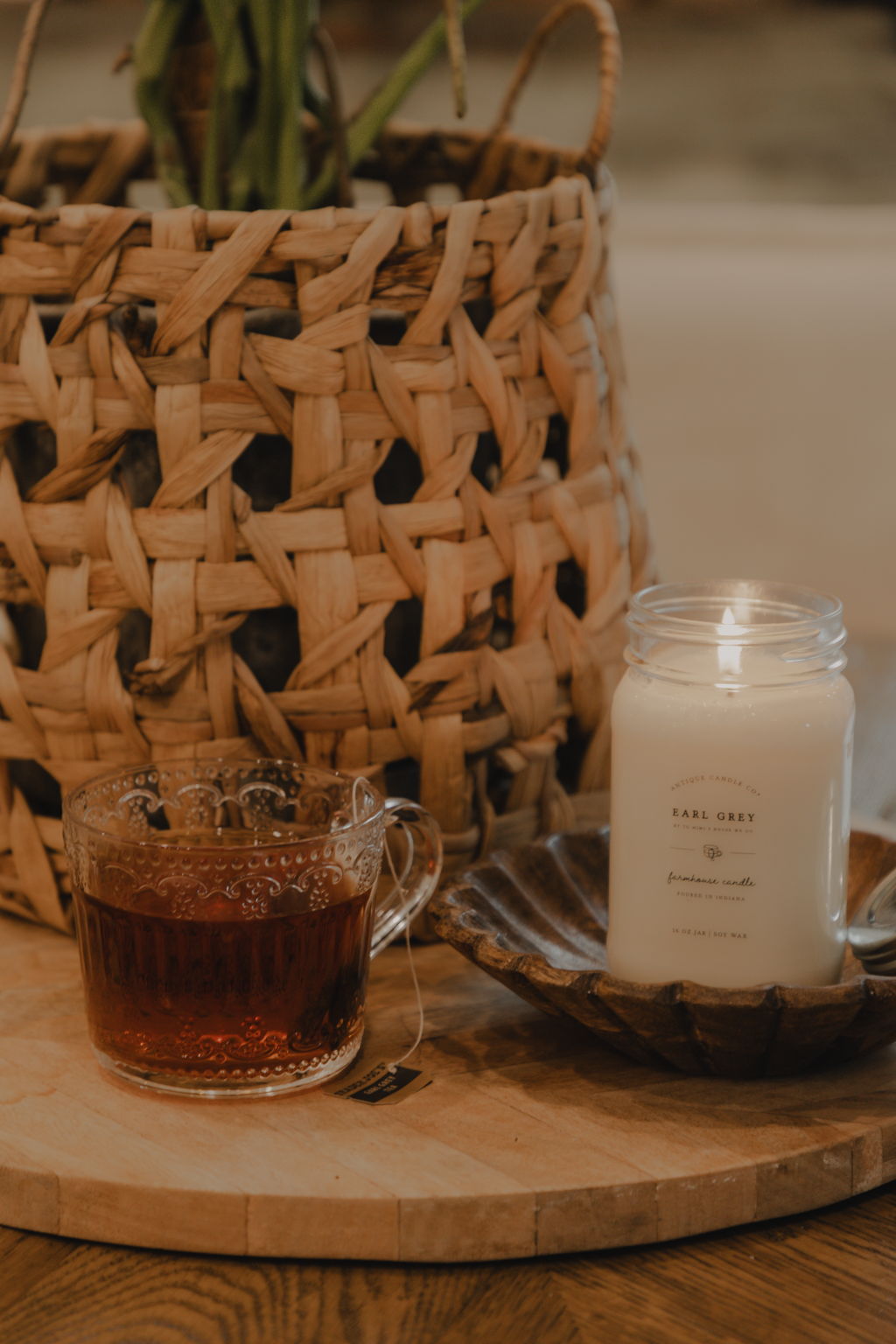Earl Grey - Soy Wax Mason Jar Candle