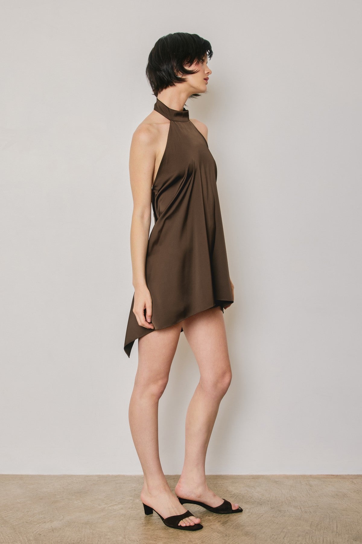 Tori Brown Halter Tunic
