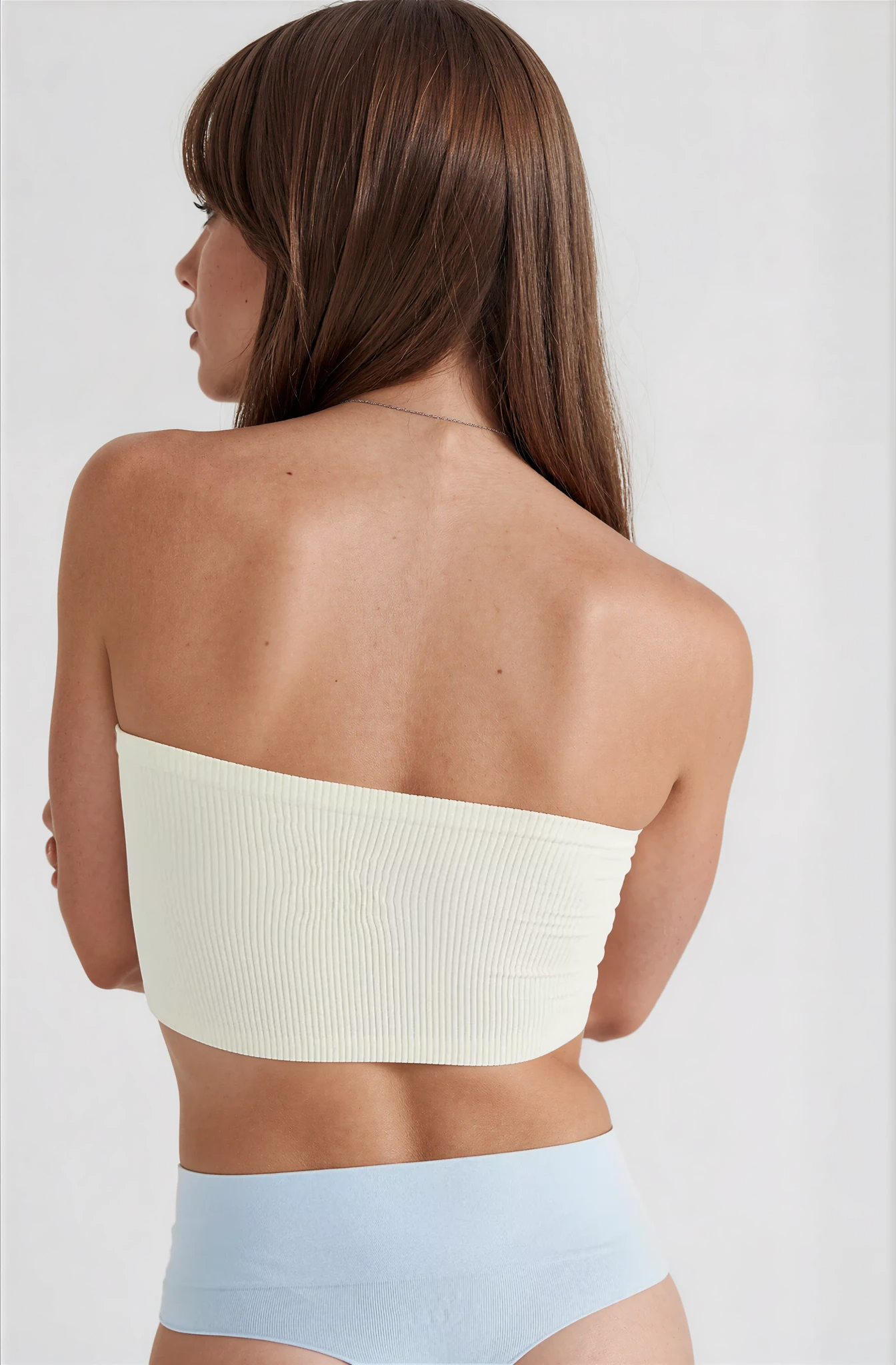Free People Adrienne Bandeau Ivory