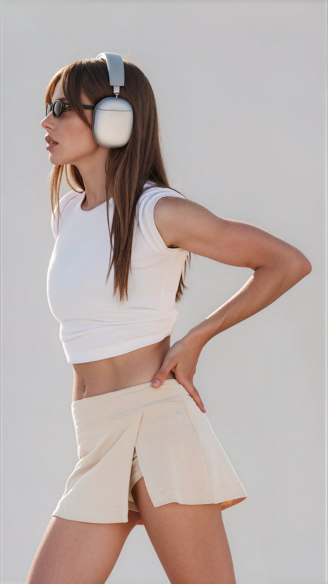 Hot Shot Mini Skort CAPPUCINO