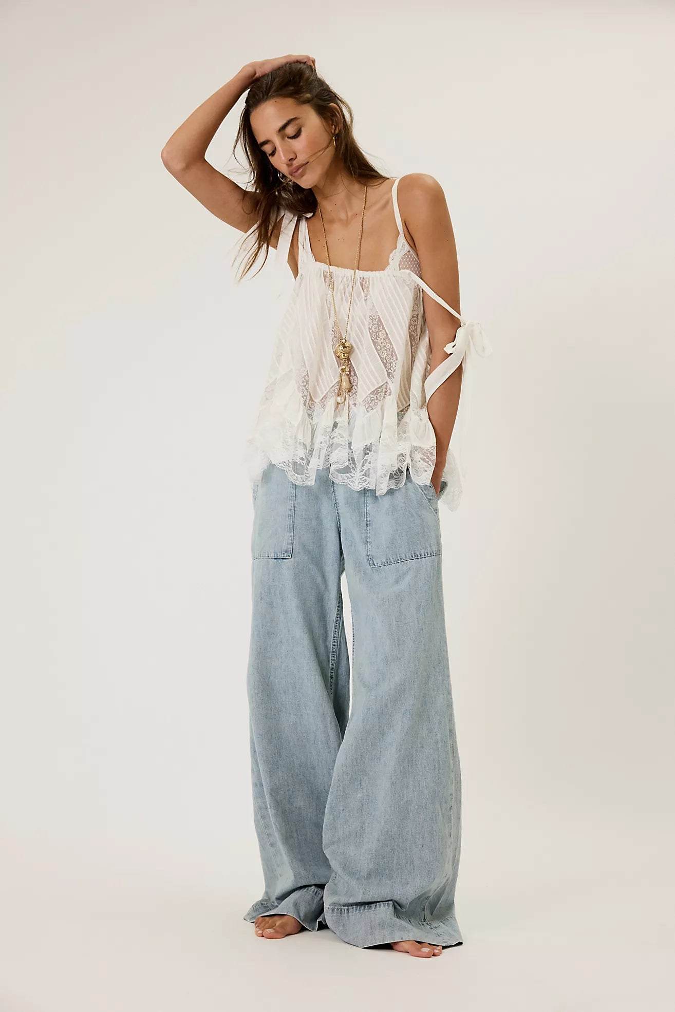 We The Free Breezy Denim Pull-On Jeans