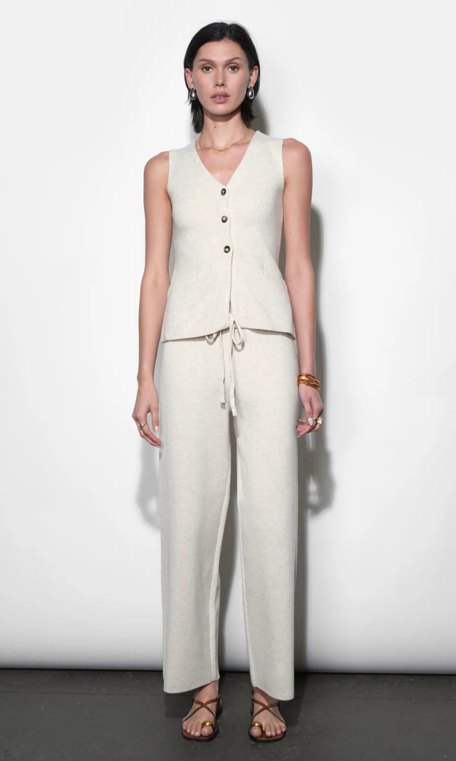 Greylin Raven Knit Pull-On Pants