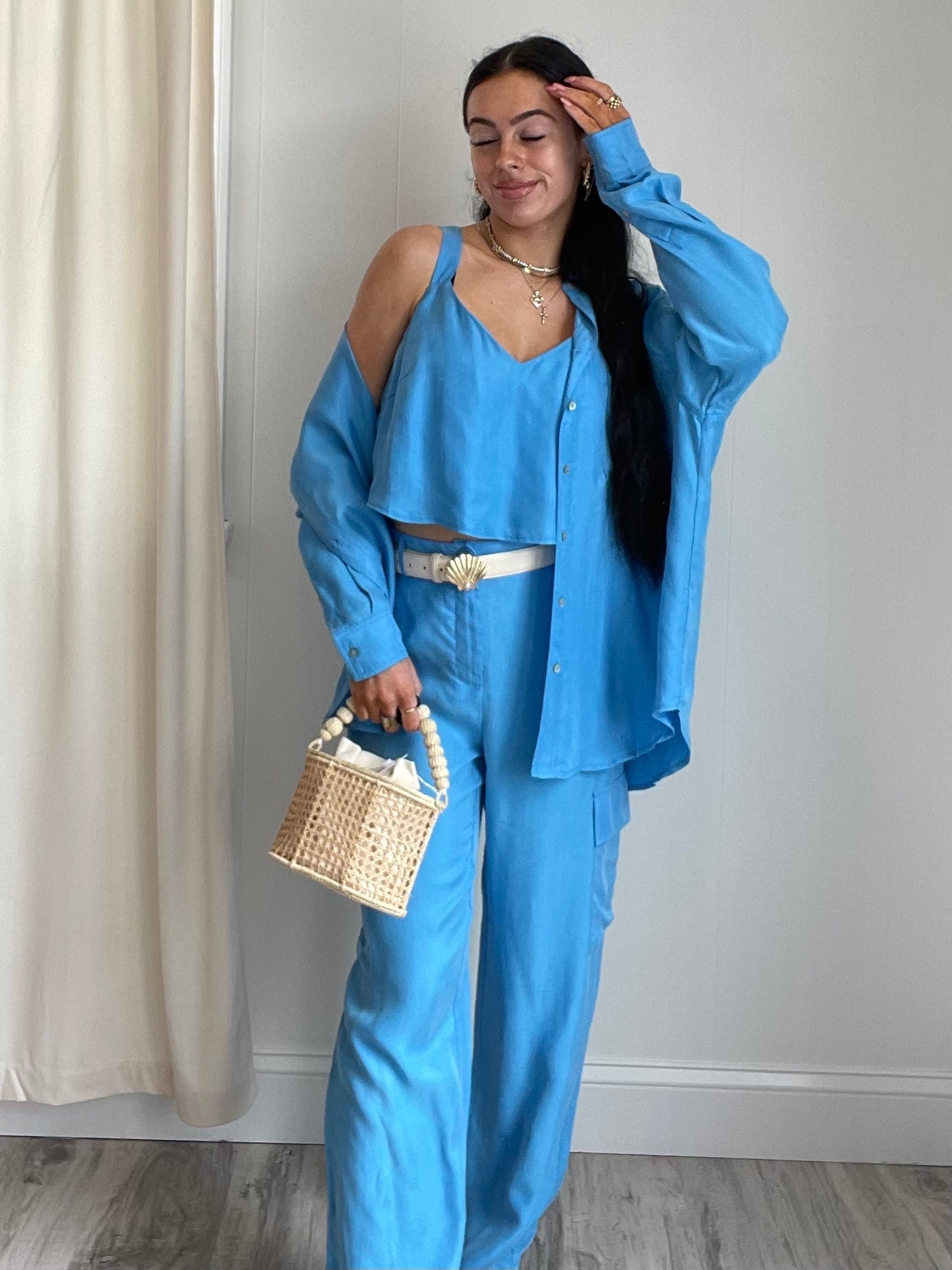 Maggie Button Down | Blue