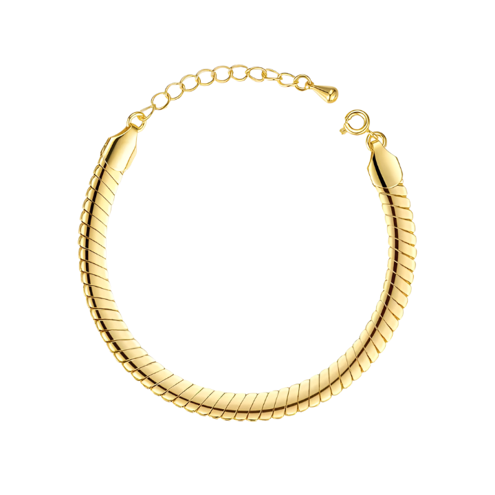 Illona Vintage Chain Bracelet | Gold Brass
