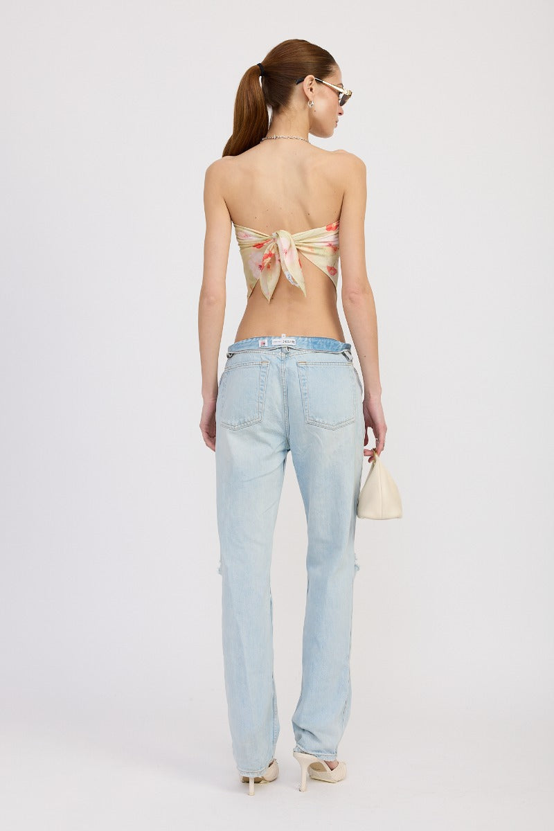 Georgie Floral Scarf Top