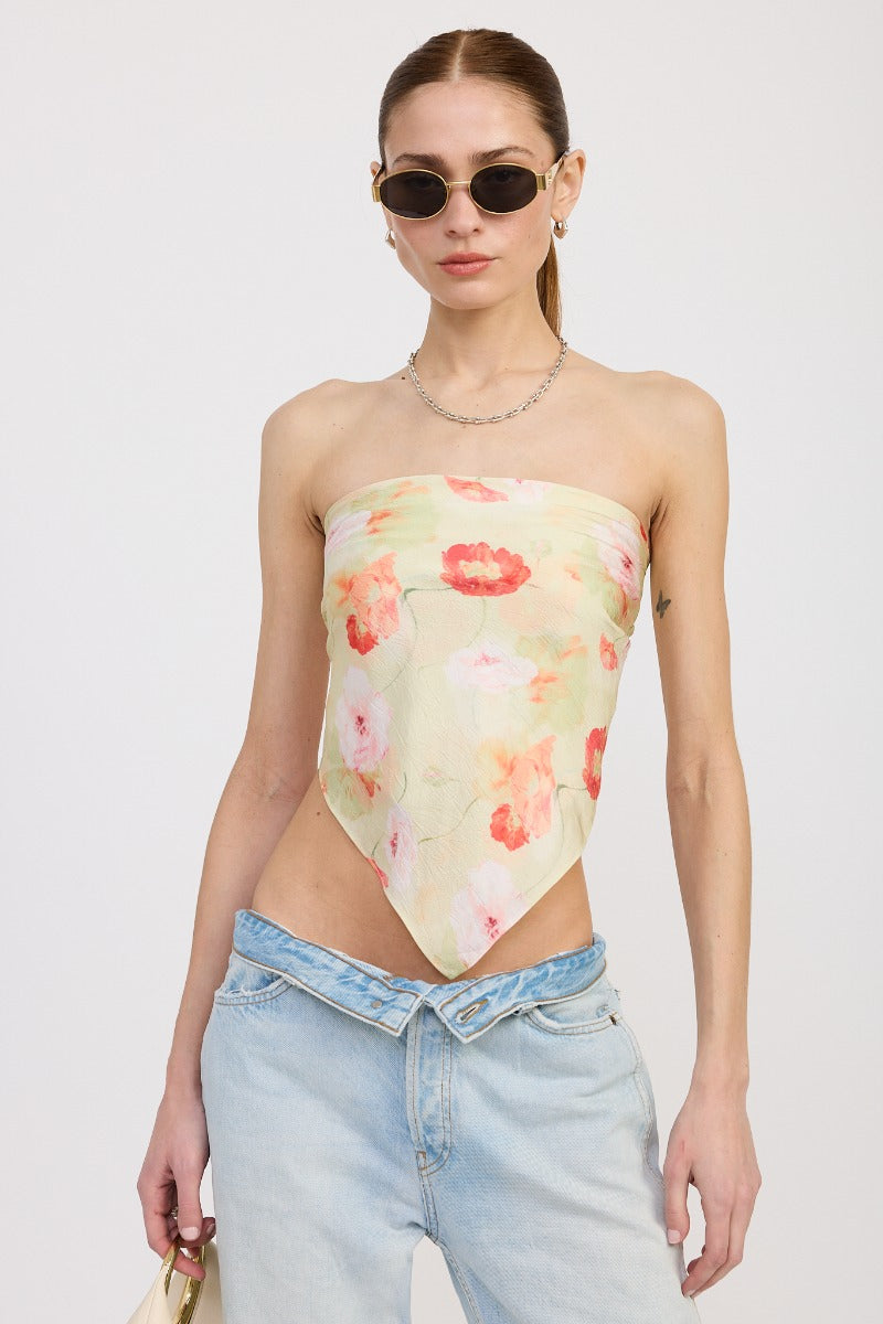 Georgie Floral Scarf Top