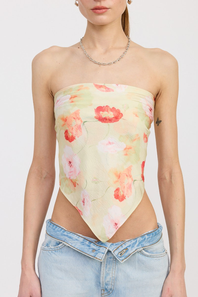 Georgie Floral Scarf Top
