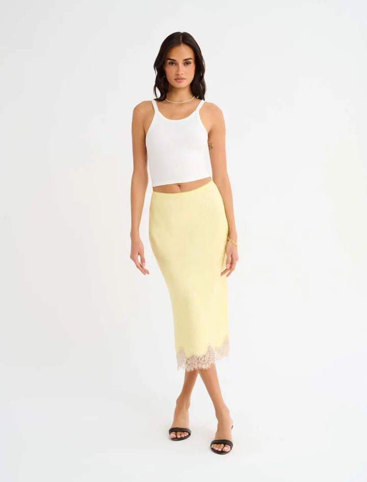 Lady Lace Midi Skirt