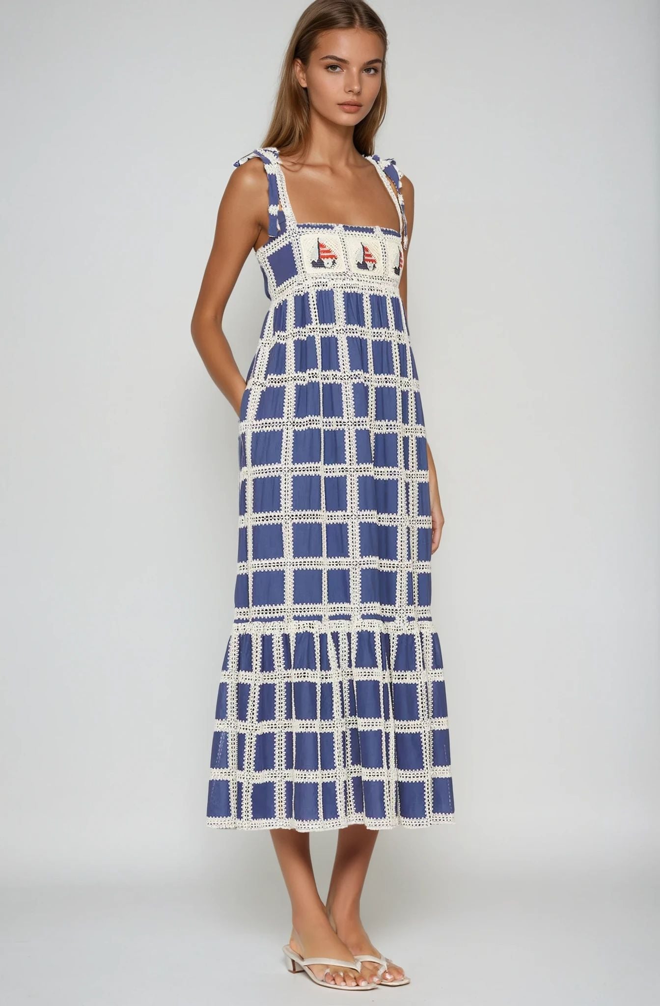 Maude Club Sail Away Midi Dress