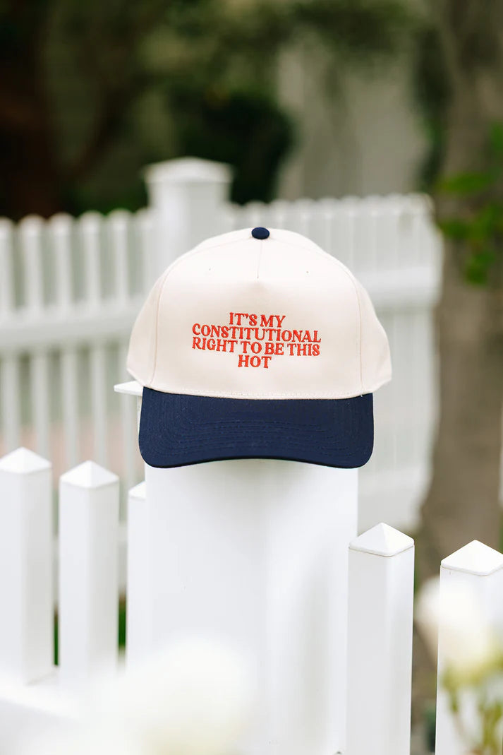 Constitutional Right Hat | Navy Natural