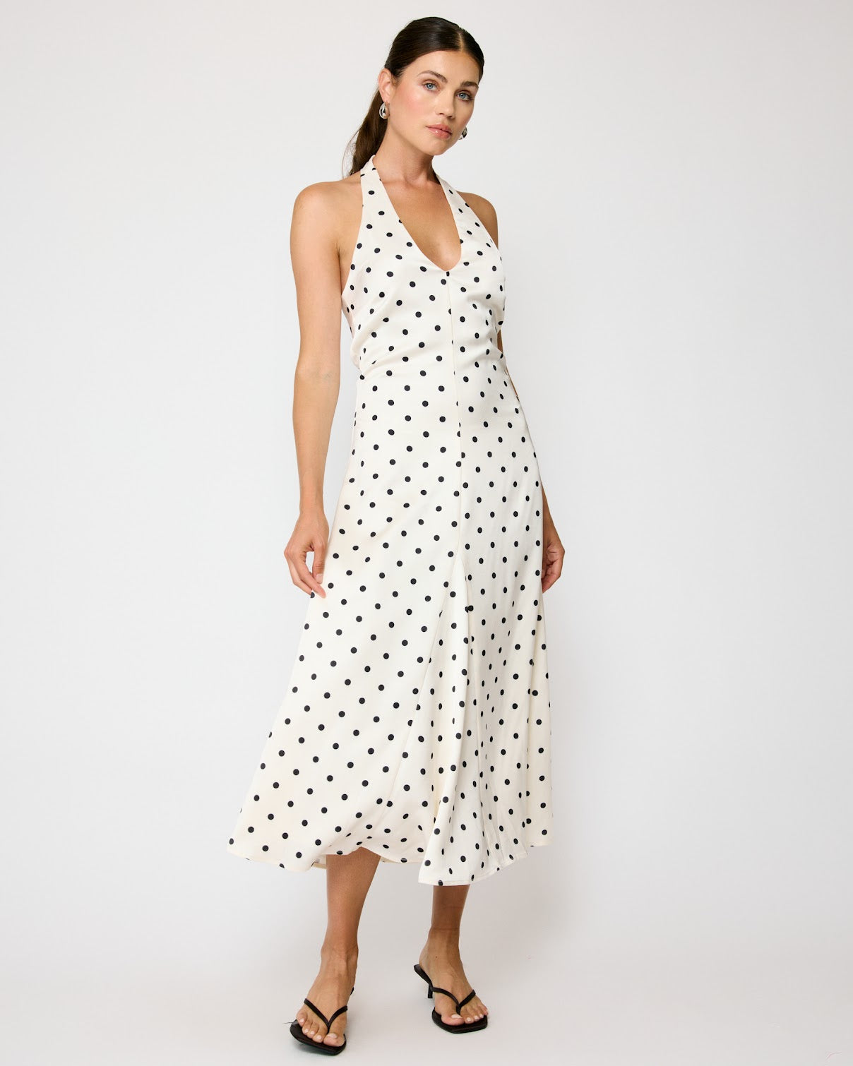 Line & Dot Ravyn Ivory Multi Maxi Dress