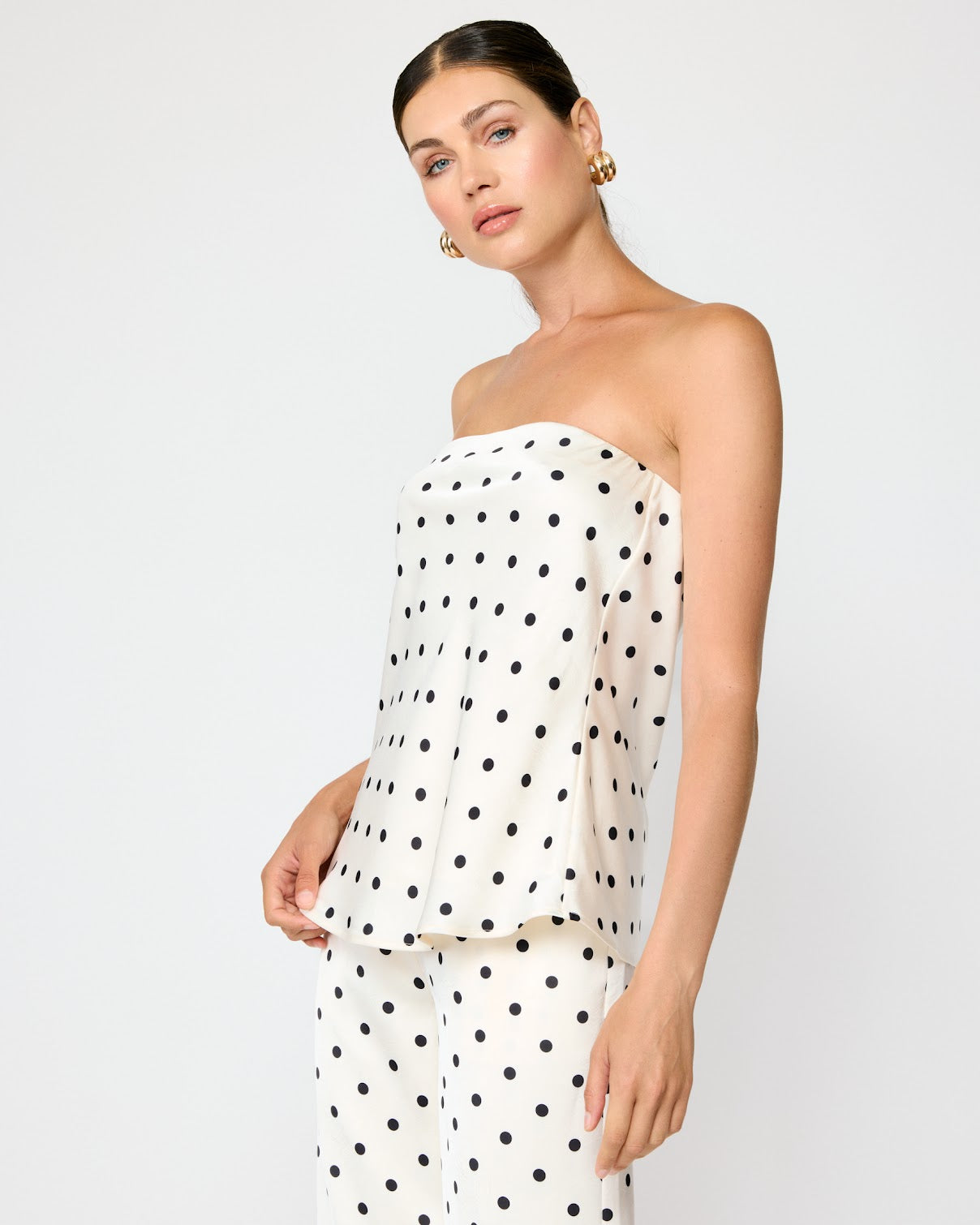 Line & Dot Ravyn ivory Multi Tube Top