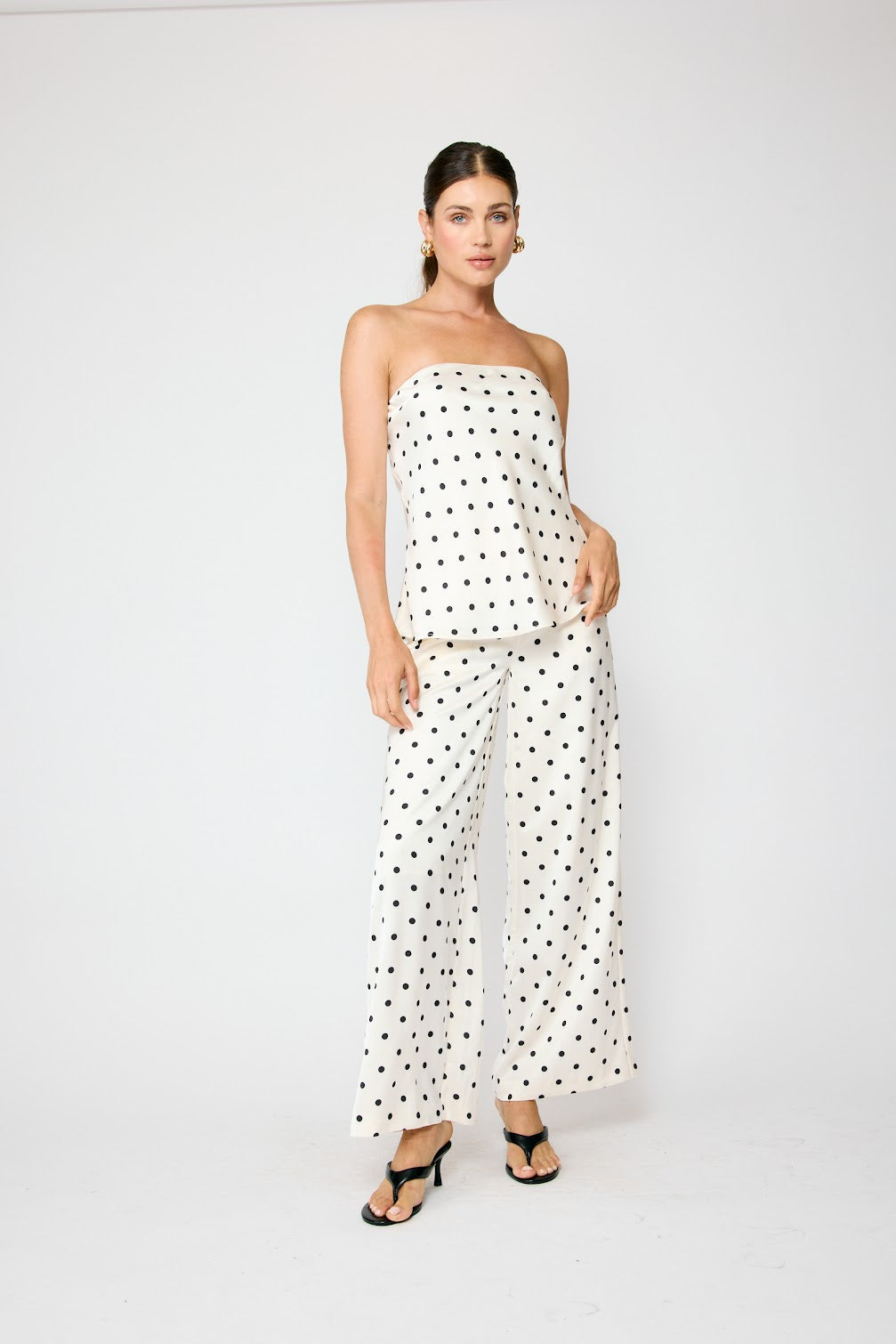 Line & Dot Ravyn ivory Multi Tube Top