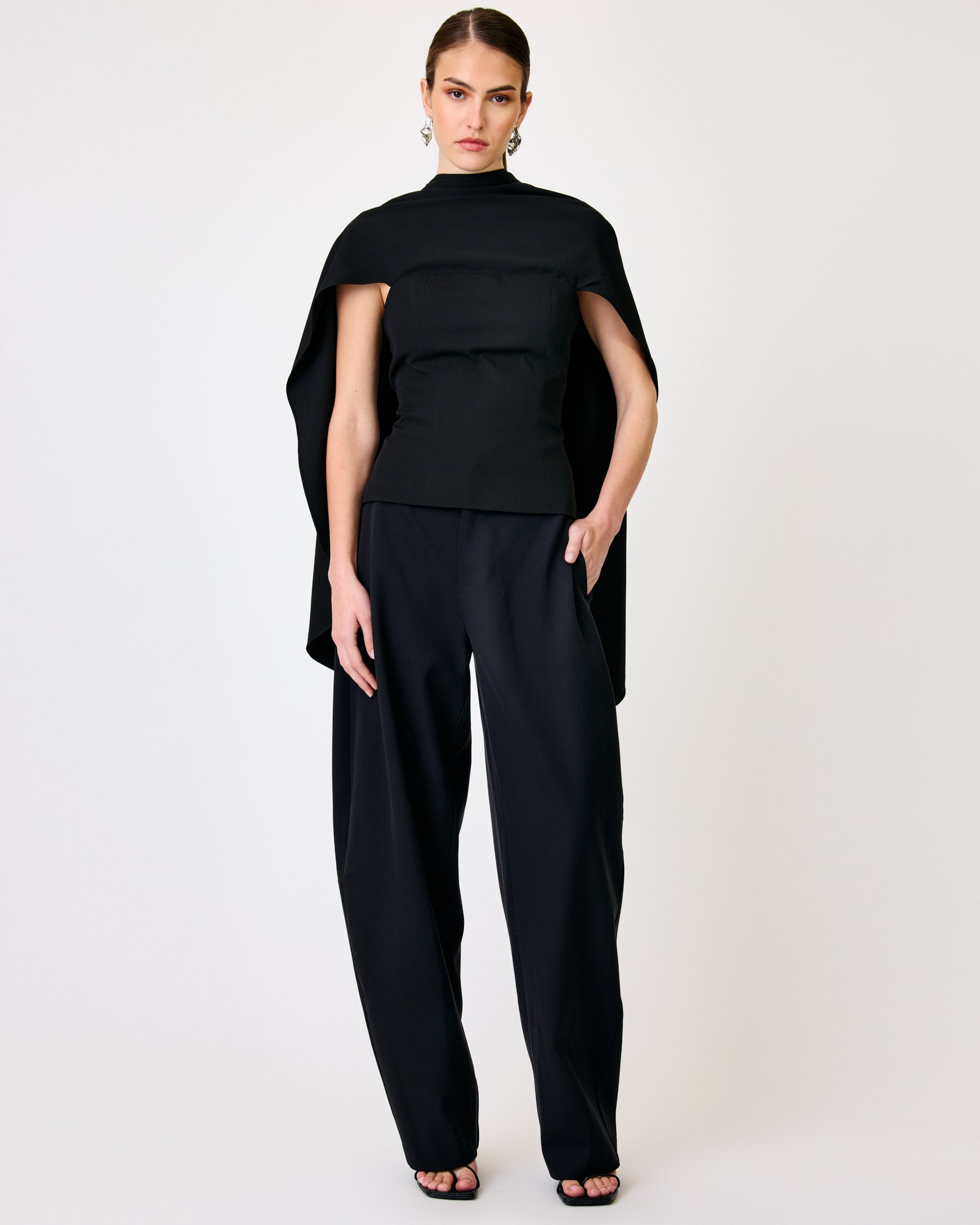 Line & Dot Scout Drape Top