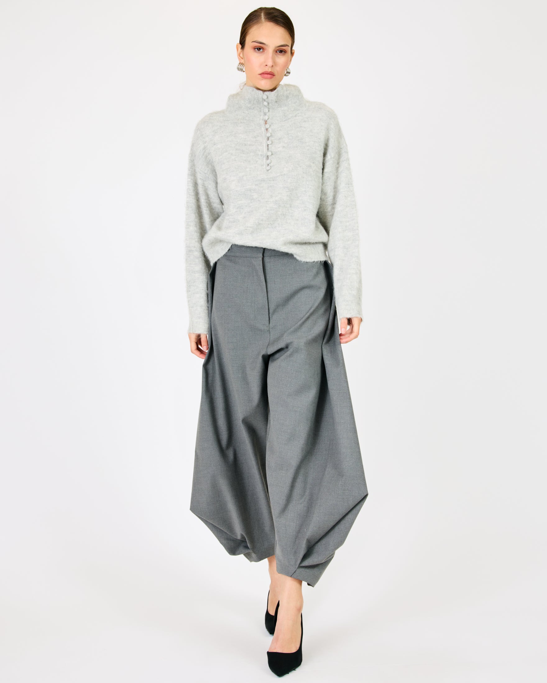 Maelly Gray Sweater