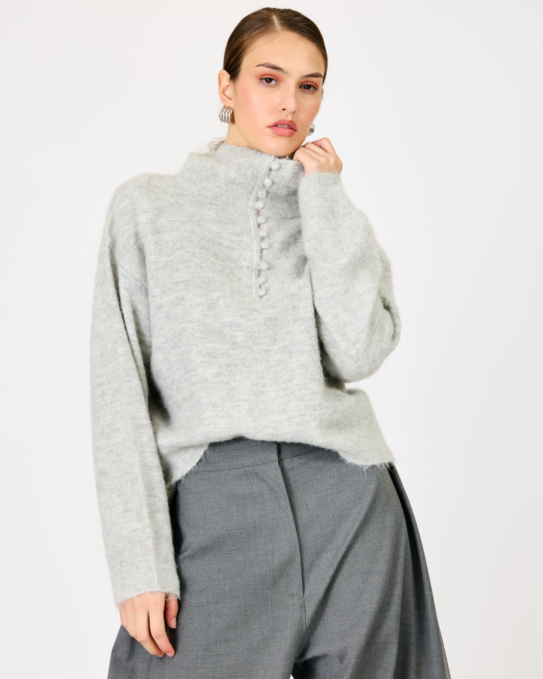 Maelly Gray Sweater