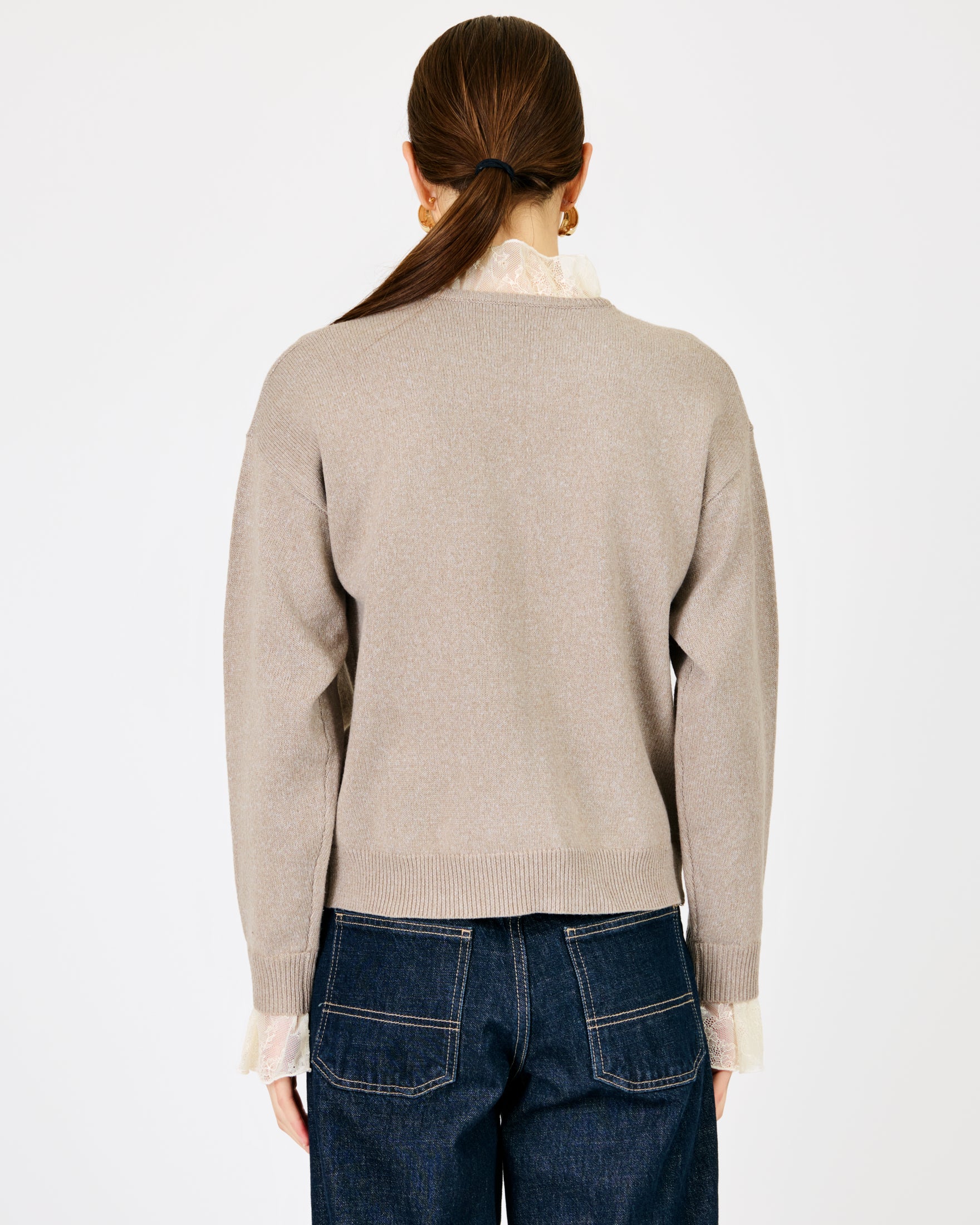 Valentina Lace Knit Sweater