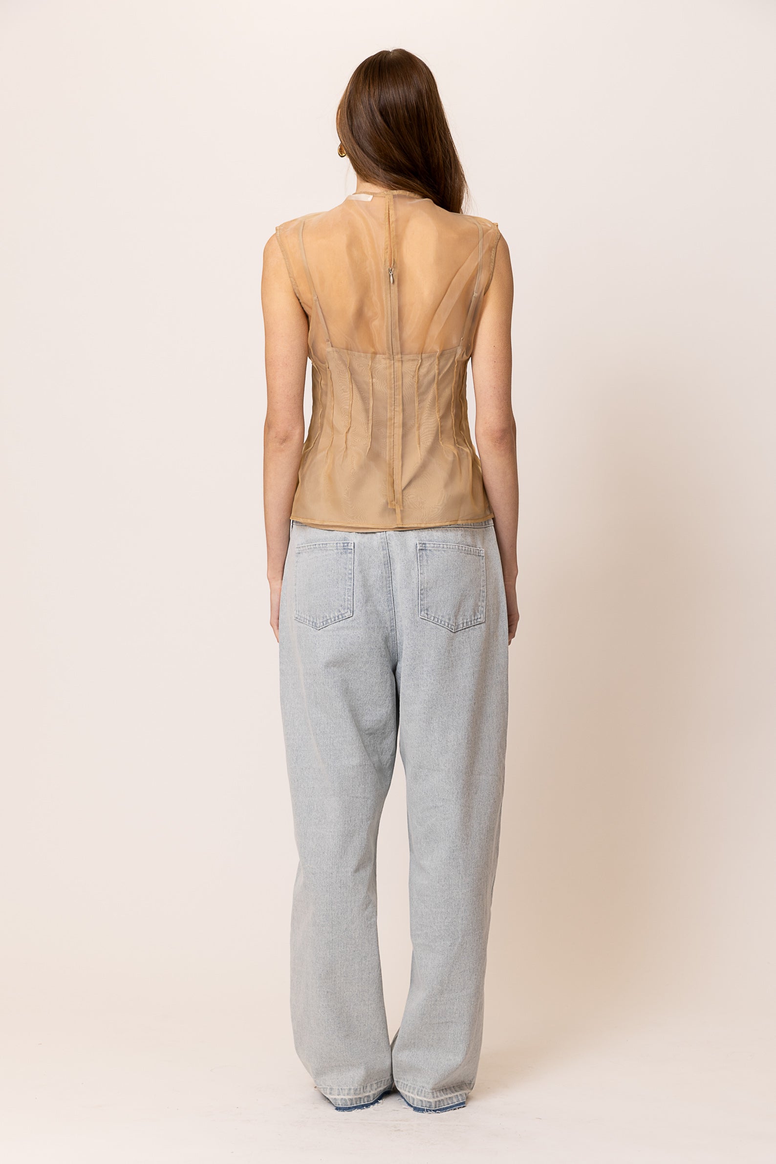 Line & Dot | Elfreda Top | Nude