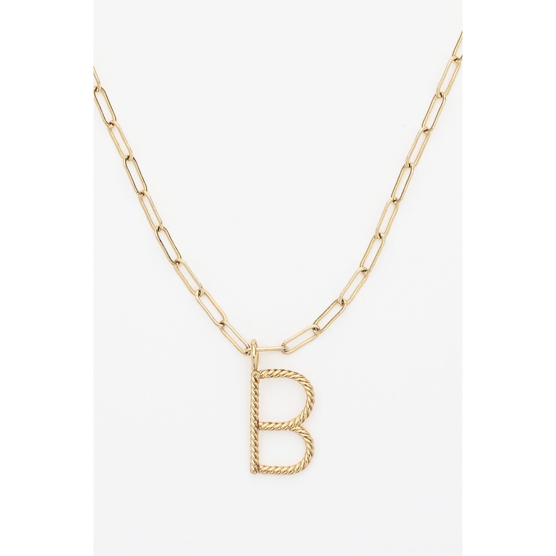 The Aspen Initial Paper Clip Chain