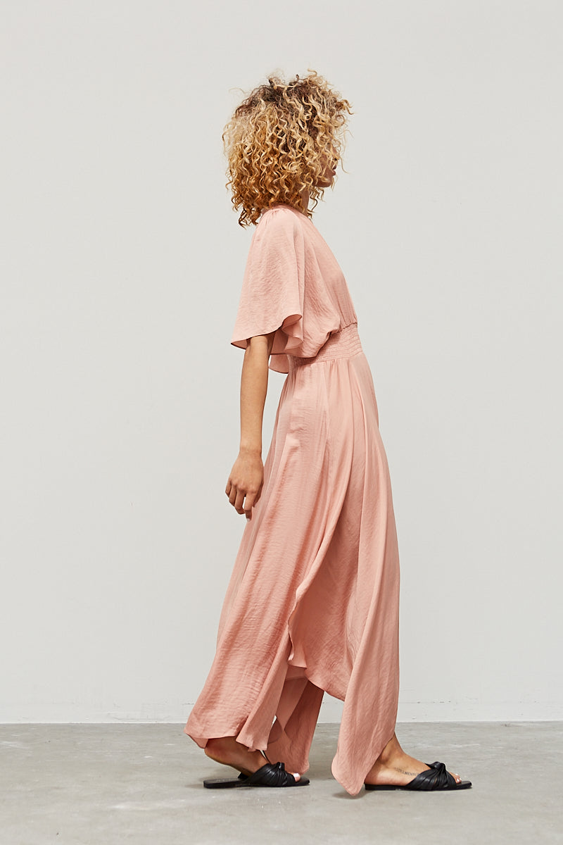 Pippa Satin Maxi Dress | Pink FINAL SALE