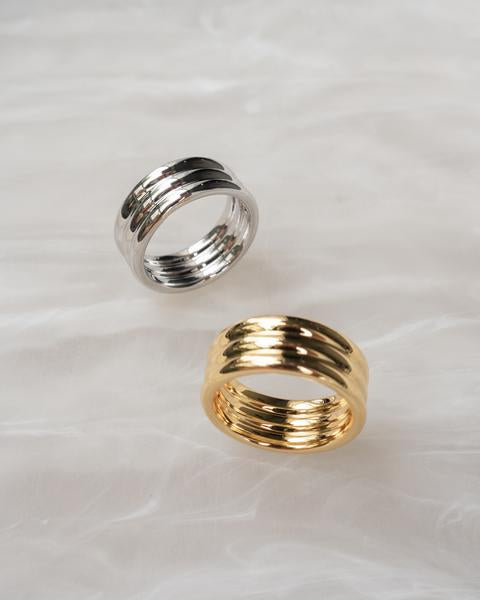 Ridged Band Ring