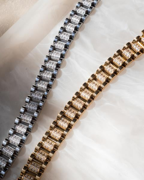 Pave Timepiece Bracelet