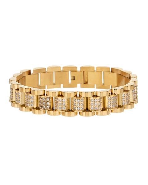 Pave Timepiece Bracelet