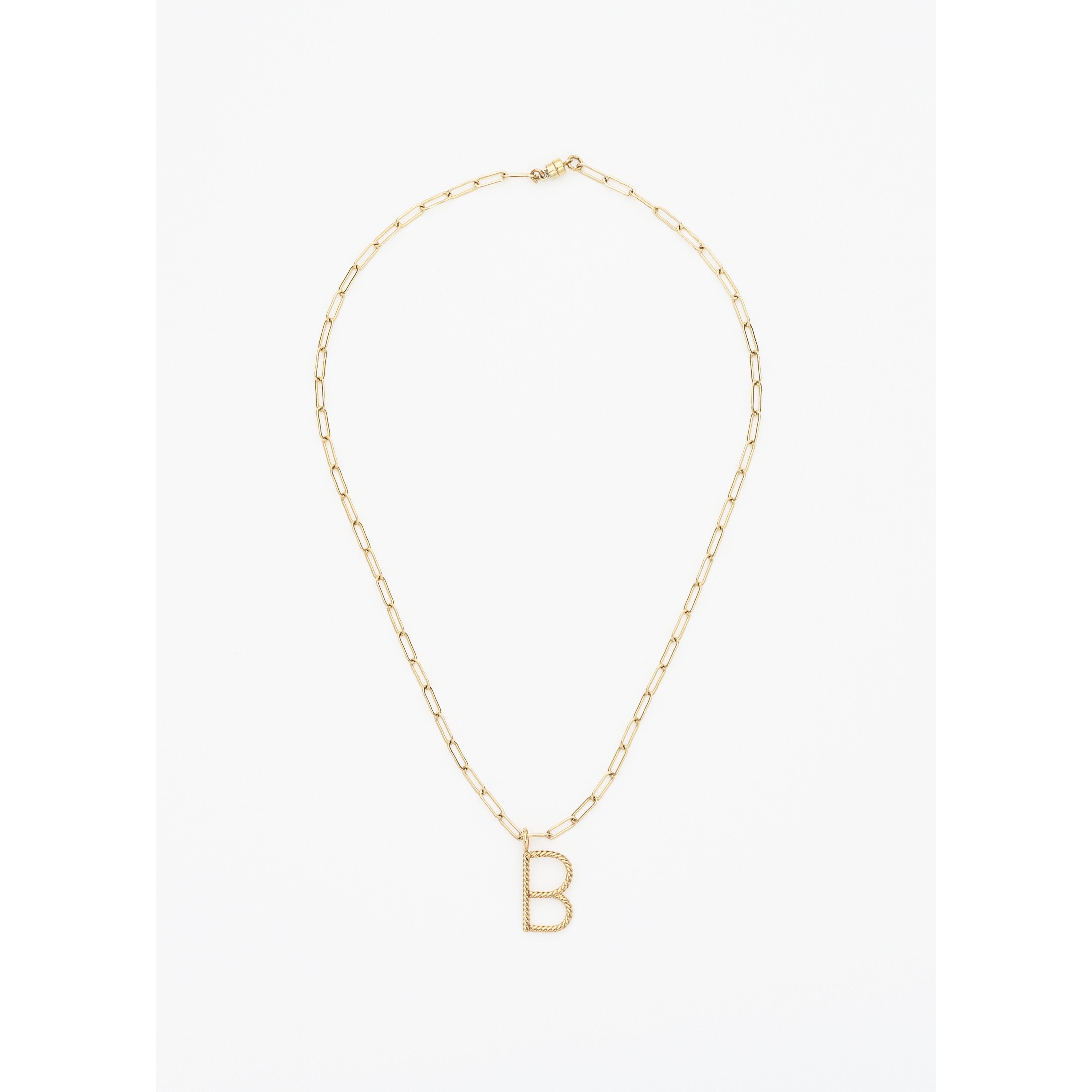 The Aspen Initial Paper Clip Chain