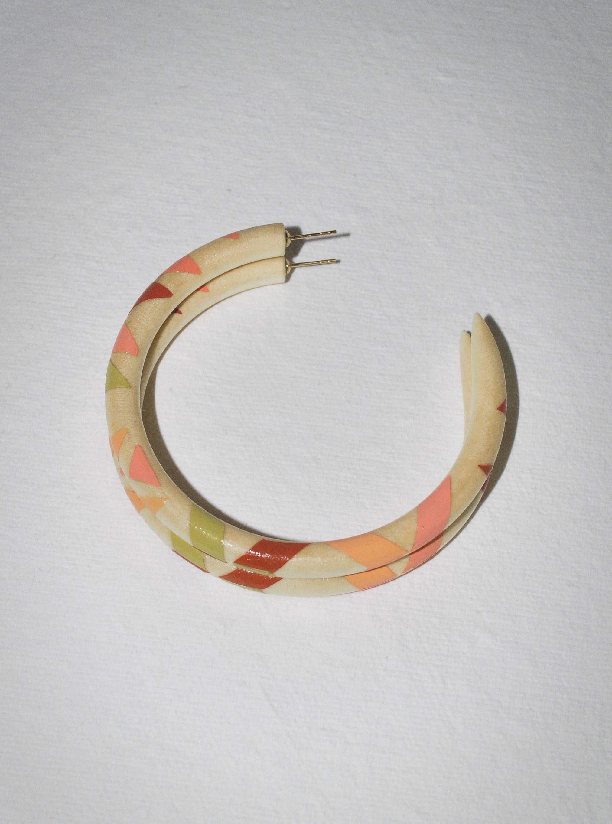 Dusk And Dawn Large Hoop
