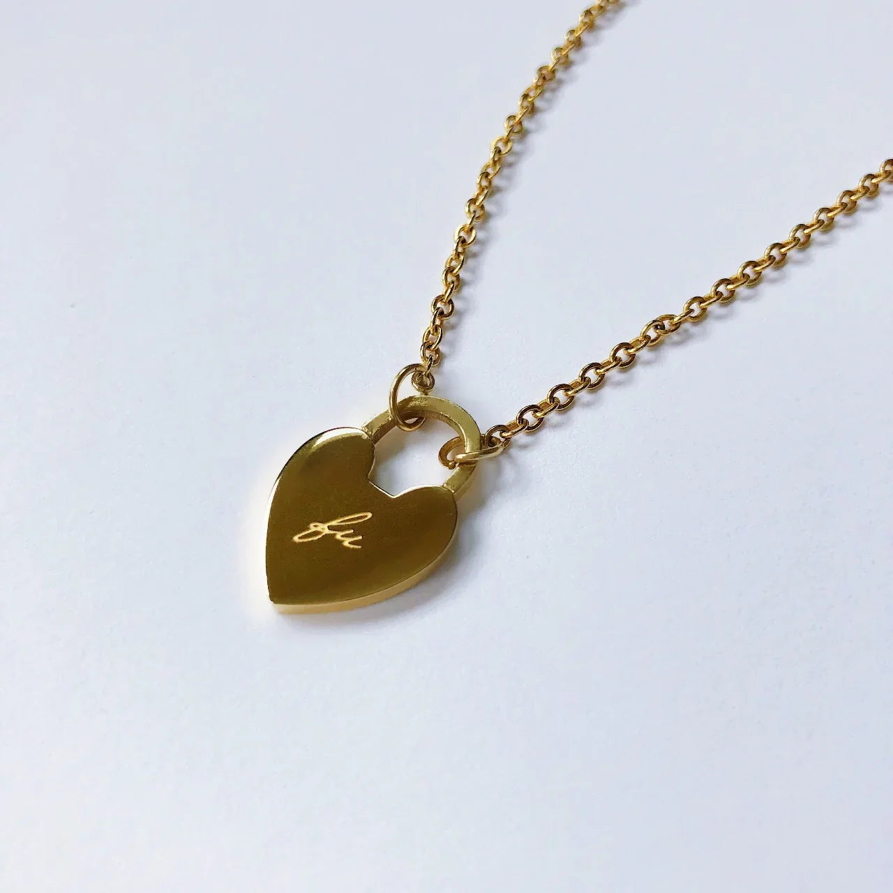 FU Heart Necklace - By Amannequin - amannequin - amannequin