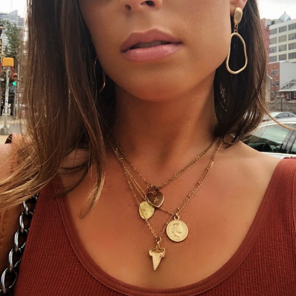 FU Heart Necklace - By Amannequin - amannequin - amannequin
