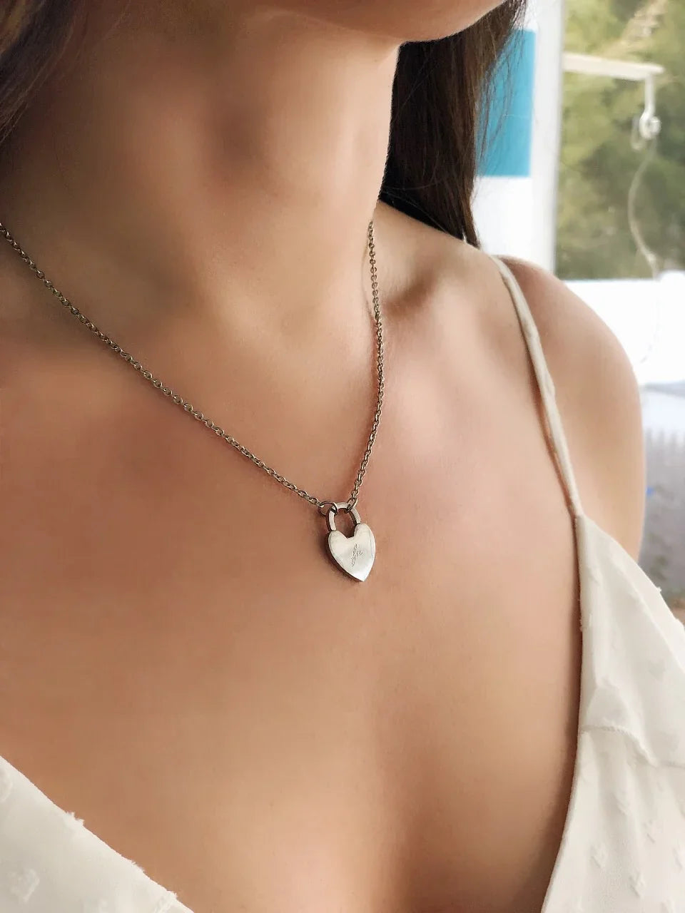 FU Heart Necklace - By Amannequin - amannequin - amannequin