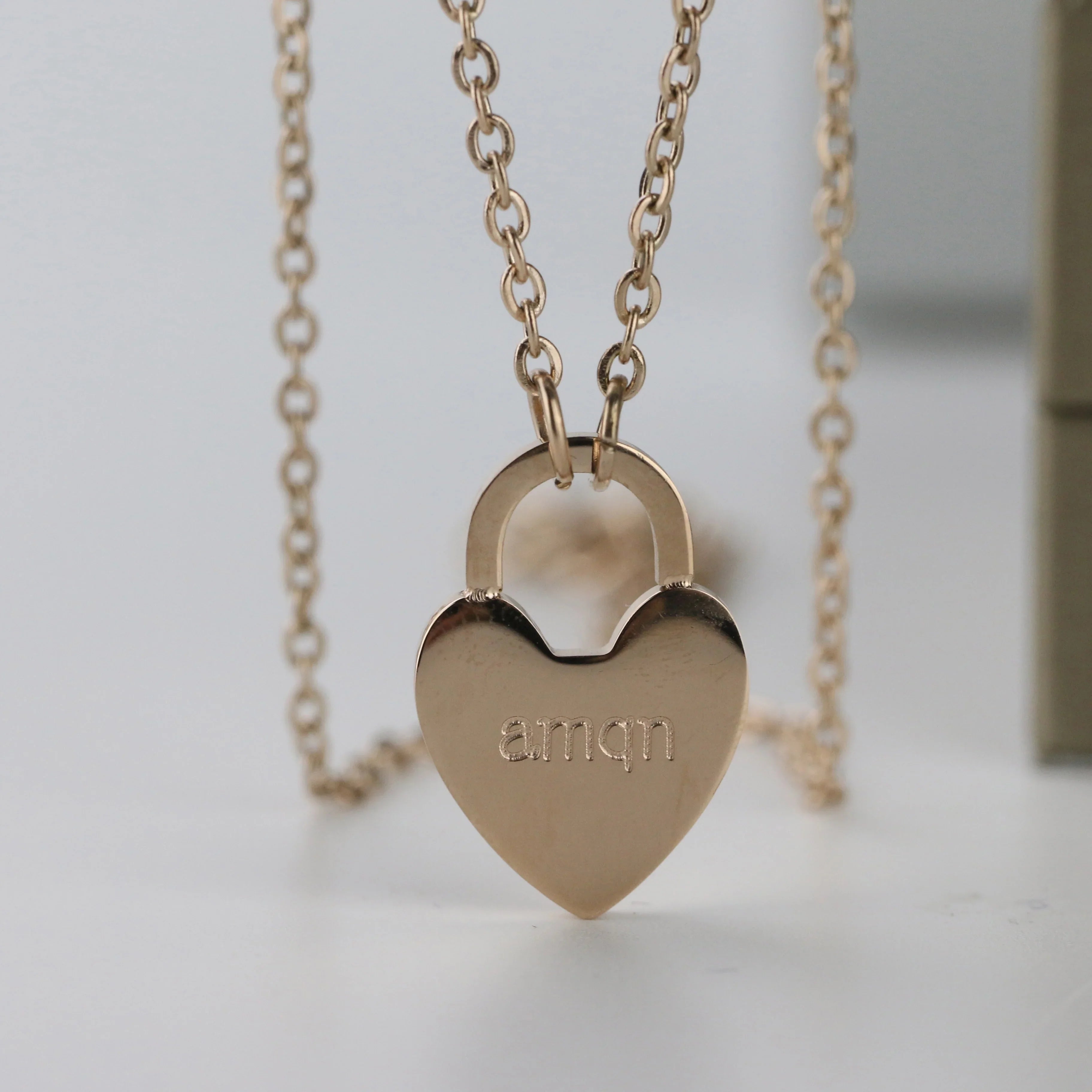 FU Heart Necklace - By Amannequin - amannequin - amannequin