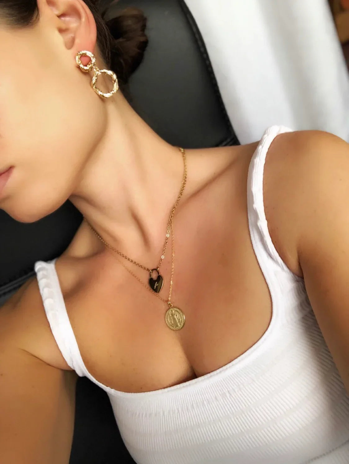 FU Heart Necklace - By Amannequin - amannequin - amannequin