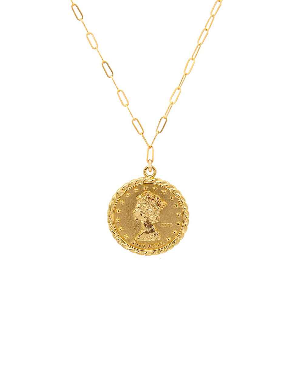 Queen Bee Necklace Gold